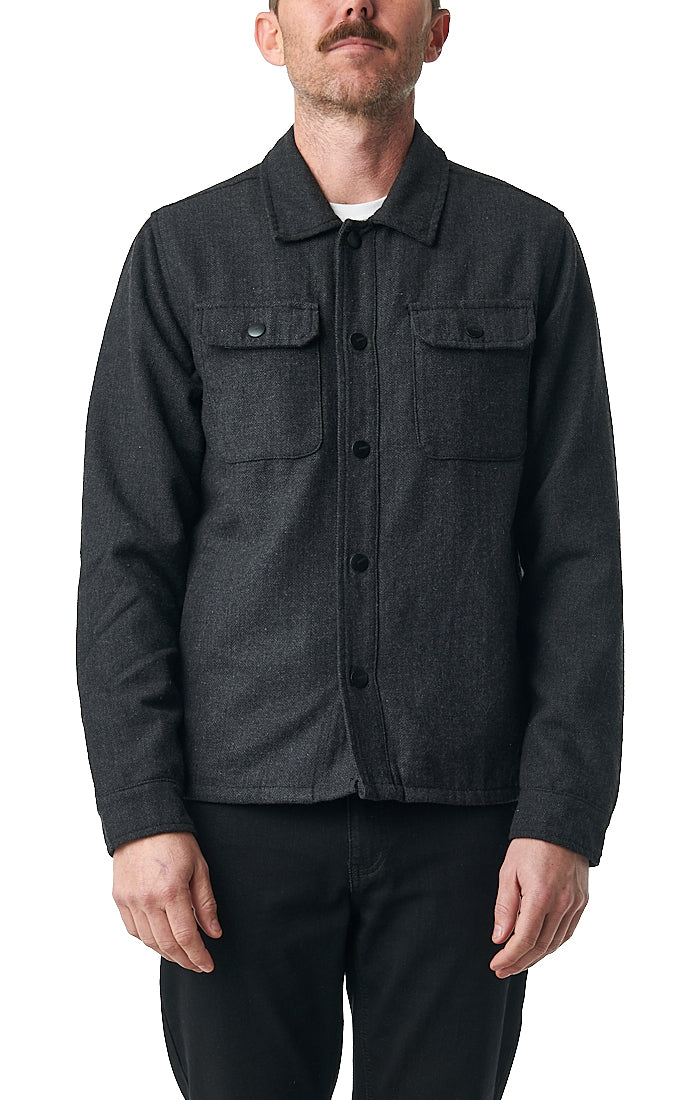 WESLEY OVERSHIRT - BLACK