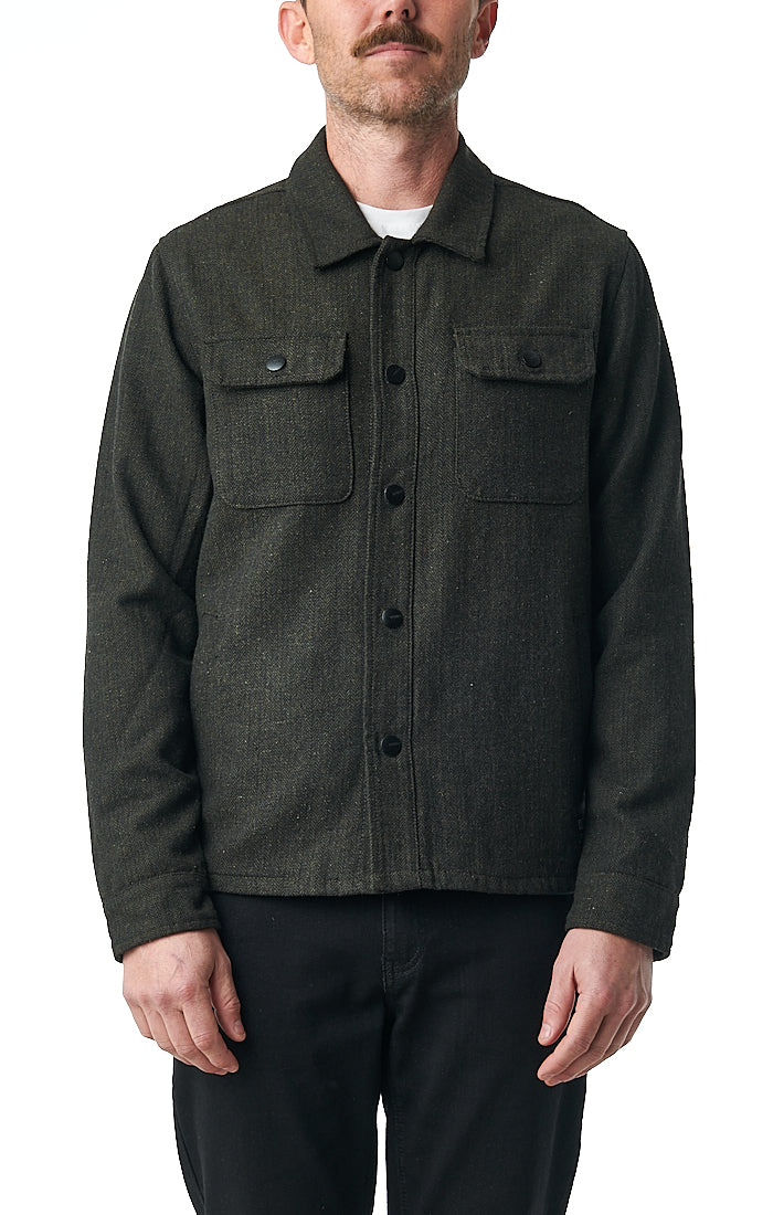 WESLEY OVERSHIRT - MILITARY GREEN